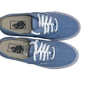 Vans Authentic Slim in Chambray Blue True White